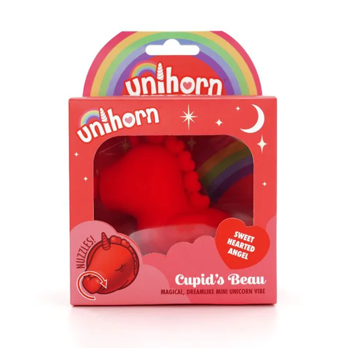 Unihorn Cupid the Heart Nosed One Red Creative Conceptions Vibrators