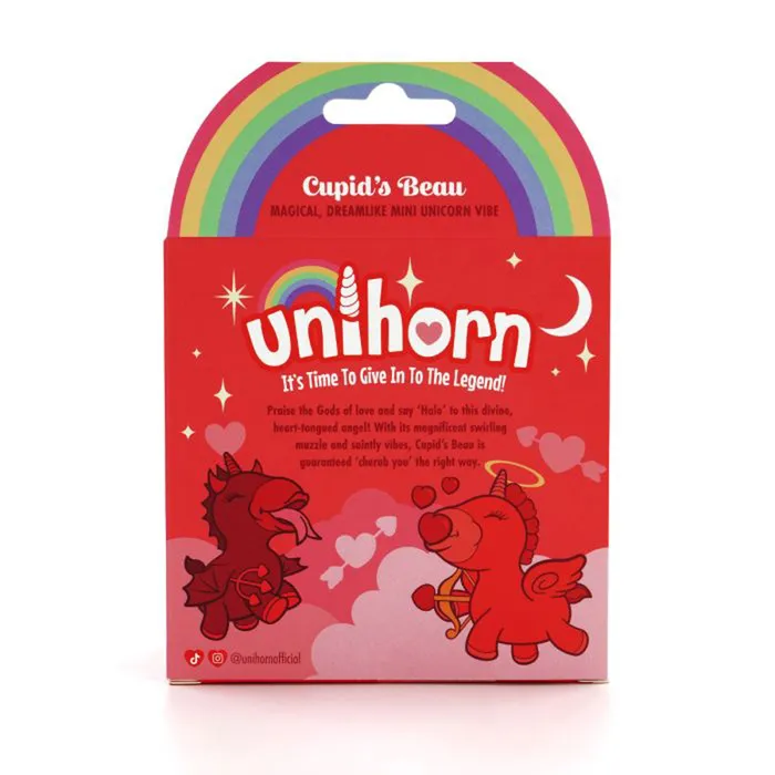 Unihorn Cupid the Heart Nosed One Red Creative Conceptions Vibrators