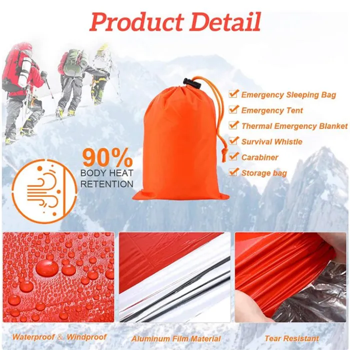 Vibrators Emergency Camping Thermal Sleeping Bag 3ZToyBox