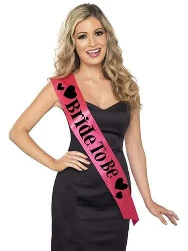 Vibrators Fever Lingerie Bride to Be Sash Pink