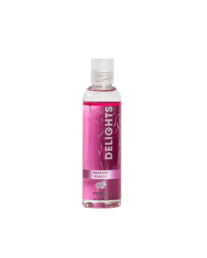 Warming Delights Passion Punch Flavored Lube 4 Oz Wet Female Sex Toys