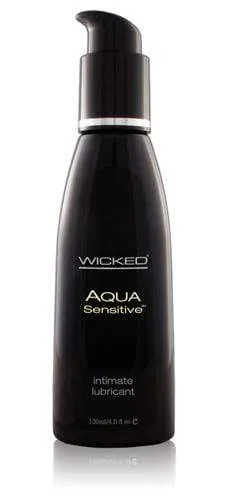 Wicked Sensual Care Lubricants Aqua Sensitive WaterBased Lubricant 4 Oz