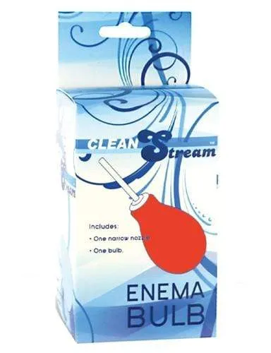 XR Brands Clean Stream Enema Cleansing Bulb Red Anal