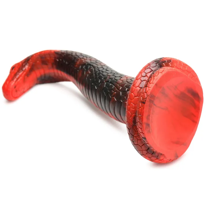 XR Brands Creature Cocks Dildos King Cobra King Cobra Silicone Dildo Red