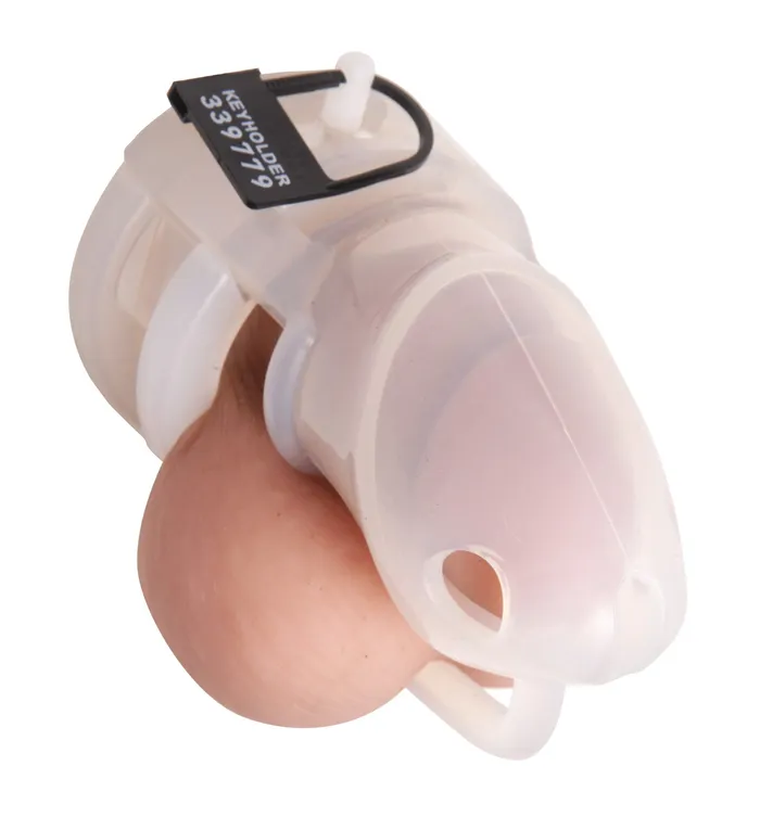 XR Brands Master Series Male Sex Toys Sado Chamber Silicone Male Chastity Device