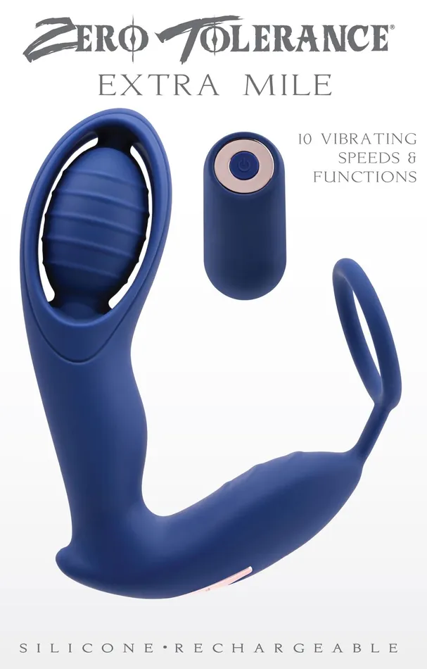 Zero Tolerance Vibrators Extra Mile Blue