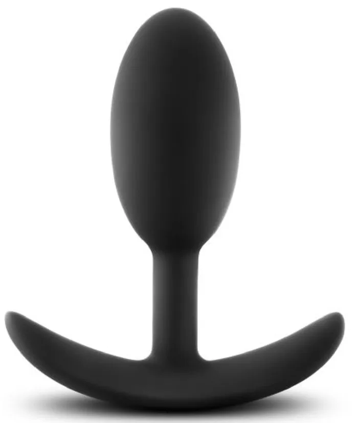 Anal Blush Novelties Wearable Vibra Slim Plug Medium Black