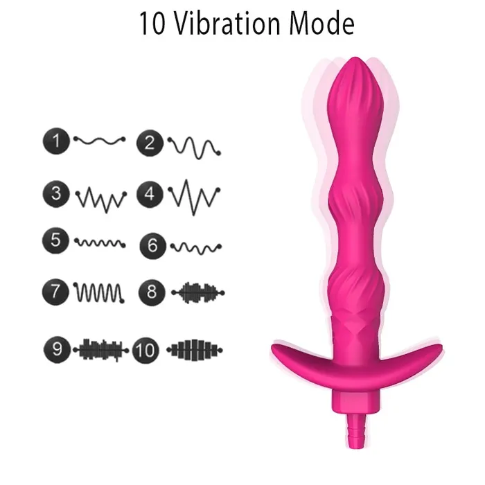 Anal Javaughn69ways New Anal Beads Butt Plug Vibrator for Men Female