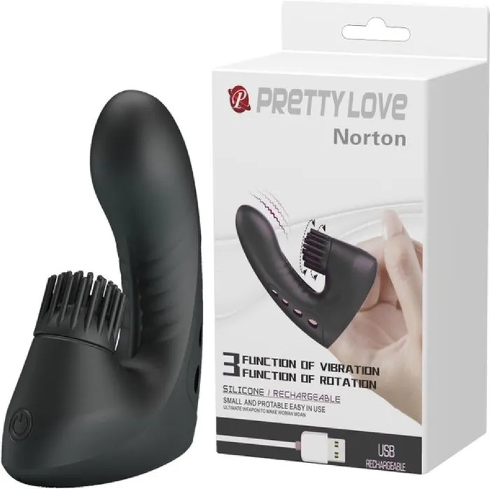 Anal Rechargeable Magic Drill Black Pretty Love