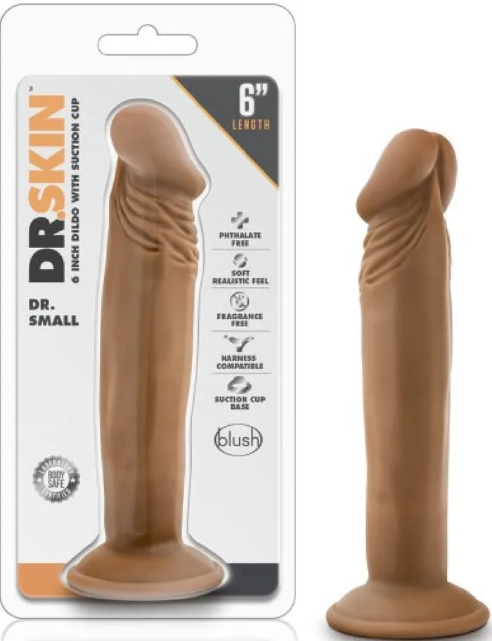 Blush Novelties Dildos Dr Small 6 Inch Dildo Mocha