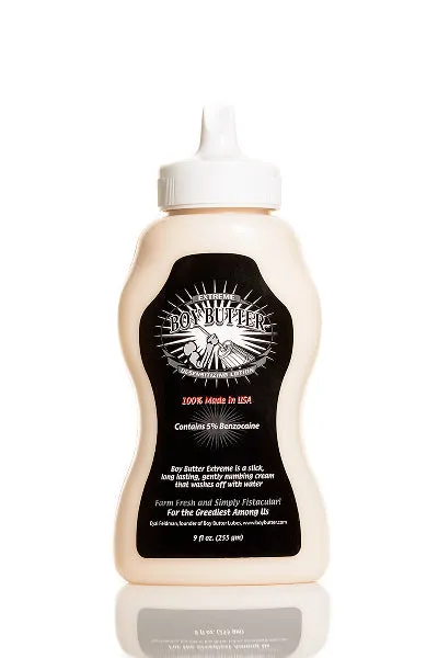 Boy Butter Male Sex Toys Boy Butter Extreme Desensitizing Formula Squeeze 9oz