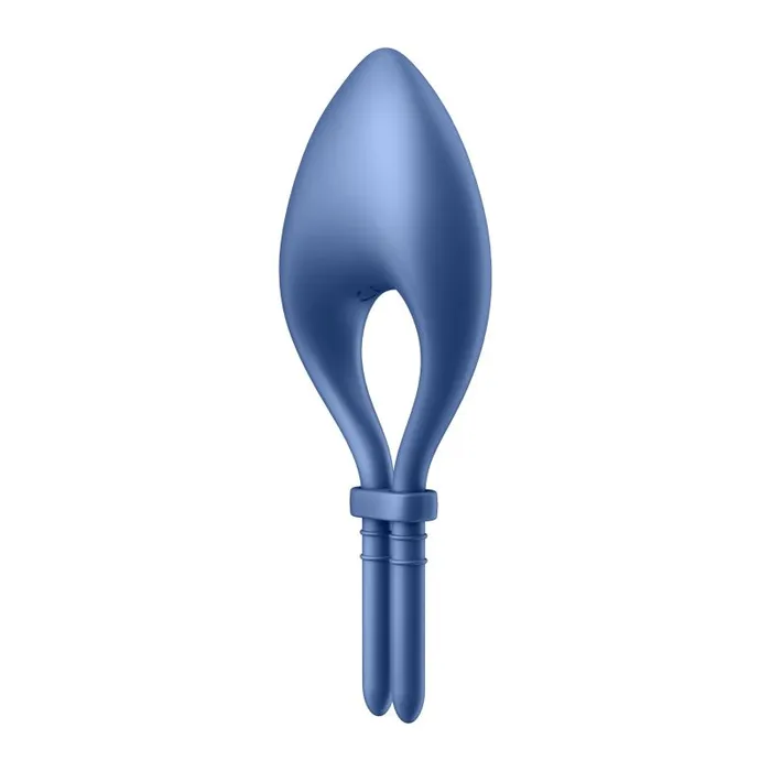 Bullseye Vibrating App Cock Ring Blue Satisfyer Male Sex Toys