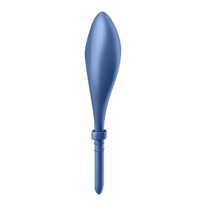 Bullseye Vibrating App Cock Ring Blue Satisfyer Male Sex Toys