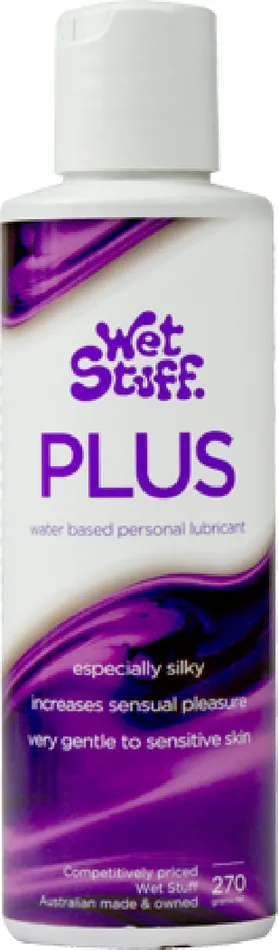 Couples Gel Works Wet Stuff Plus Bottle 270g Lube Sex Toy Adult Orgasm