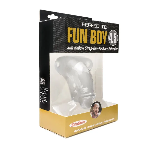 Dildos Buck Angel Fun Boy 45 Clear PerfectFit