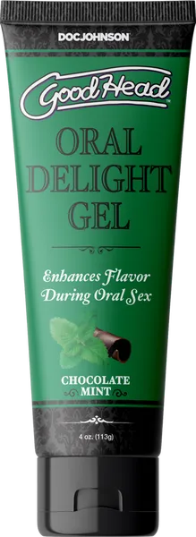 Doc Johnson Oral Delight Gel Chocolate Mint 4 Oz Enhancers