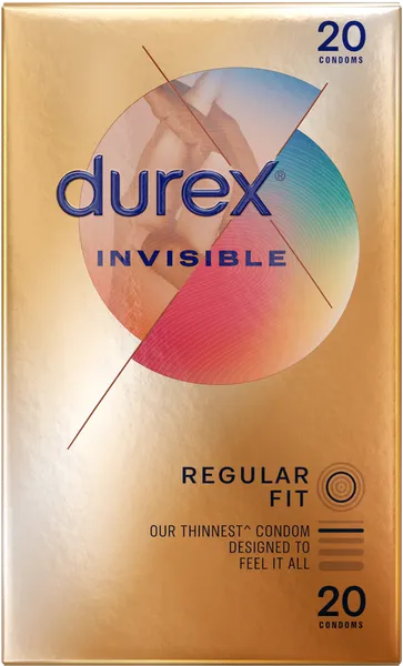 Durex Anal Invisible Regular Fit 20s