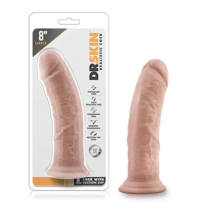 Female Sex Toys Blush Novelties 8 Cock With Suction Cup Vanilla