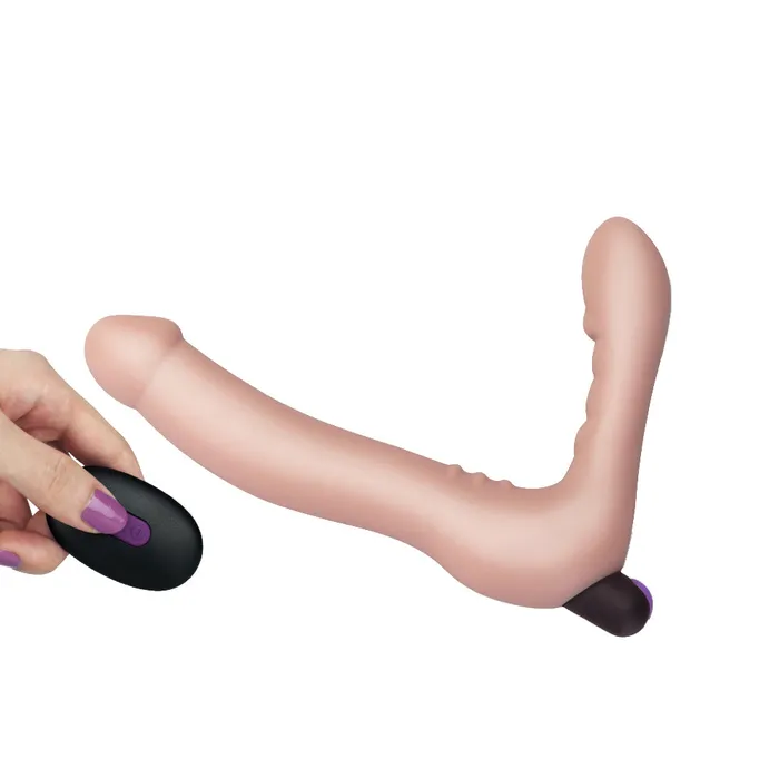 Female Sex Toys IJOY Rechargeable Strapless Strap on w Remote Lovetoy