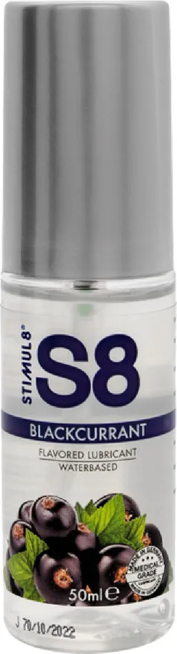 Female Sex Toys Stimul8 S8 Flavored Lube 50ml Blackcurrant Sex Adult Pleasure Orgasm