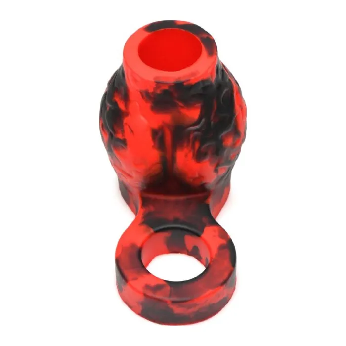 Hell Hound Silicone Penis Sleeve and Ball Stretcher Creature Cocks Male Sex Toys