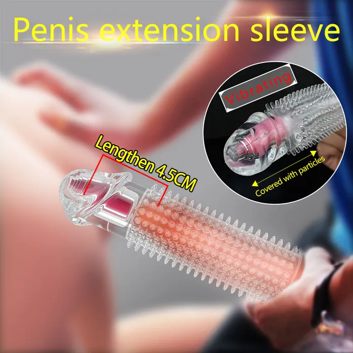 Javaughn69ways Male Sex Toys Penis Extender Sleeve