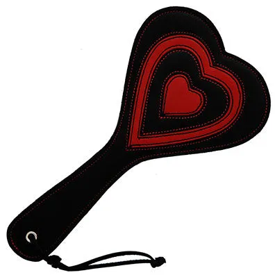 Leather Heart Paddle Kookie Intl Restraints