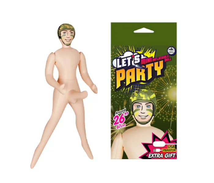 Lets Party Mini Party Doll Ryan Sex Toy Adult Pleasure Excellent Power Male Sex Toys