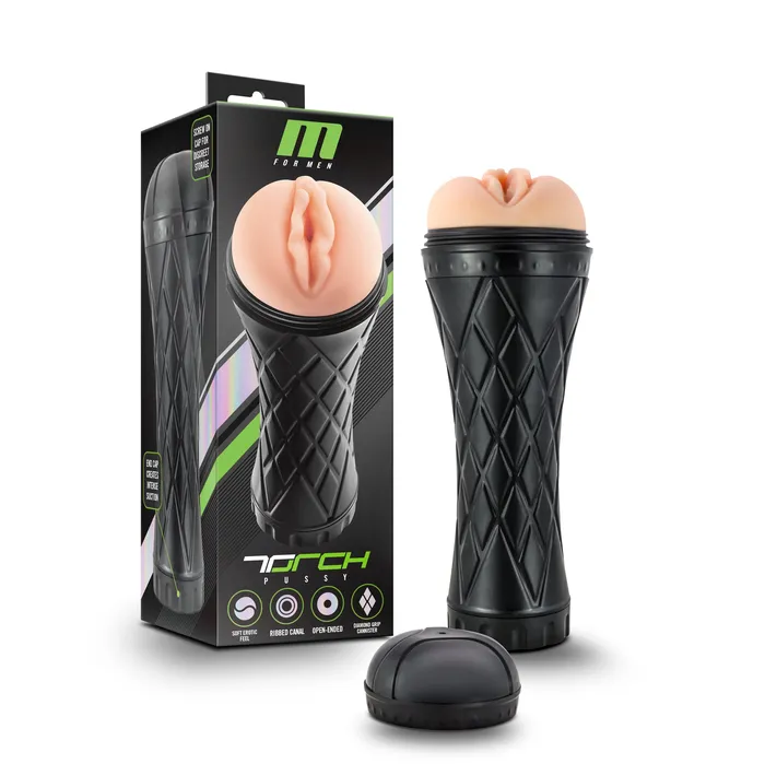 M for Men The Torch Pussy Vanilla M for Men Male Sex Toys