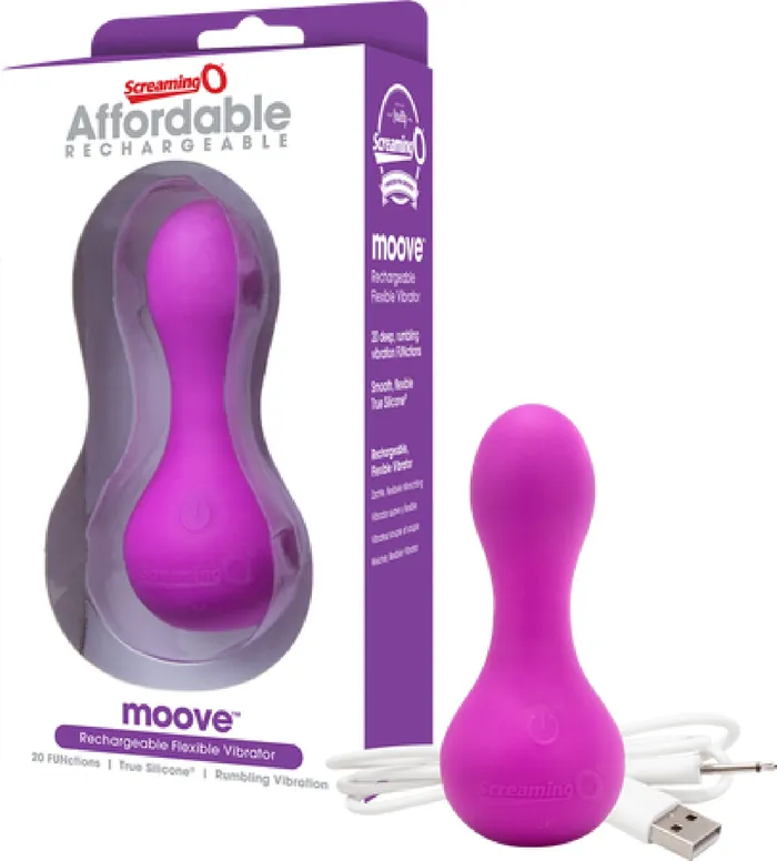 Moove Purple Pleasure Adult Sex Toy Screaming O Vibrators