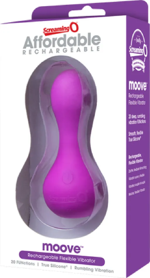 Moove Purple Pleasure Adult Sex Toy Screaming O Vibrators