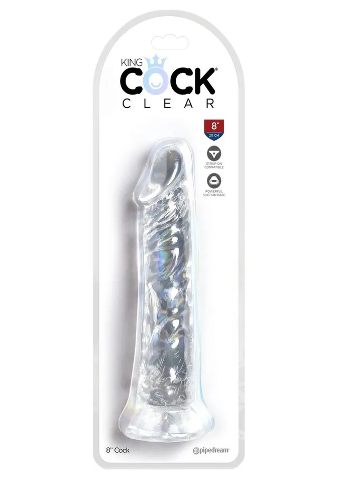 Pipedream Dildos King Cock Clear 8 Dildo