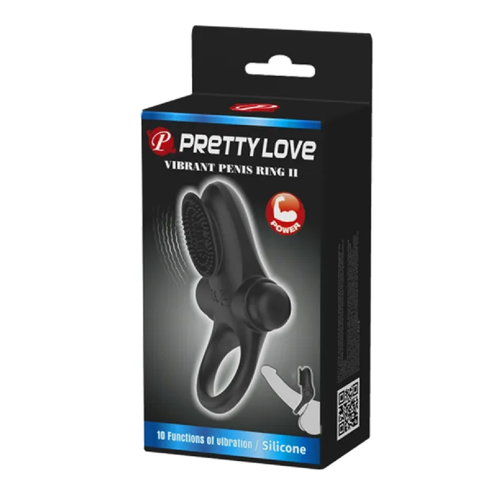 Pretty Love Vibrant Penis Ring II Black Male Sex Toys