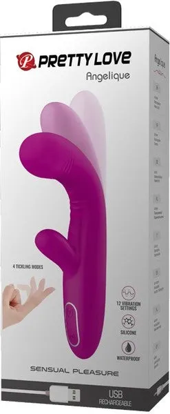 Pretty Love Vibrators Rechargeable Angelique Purple