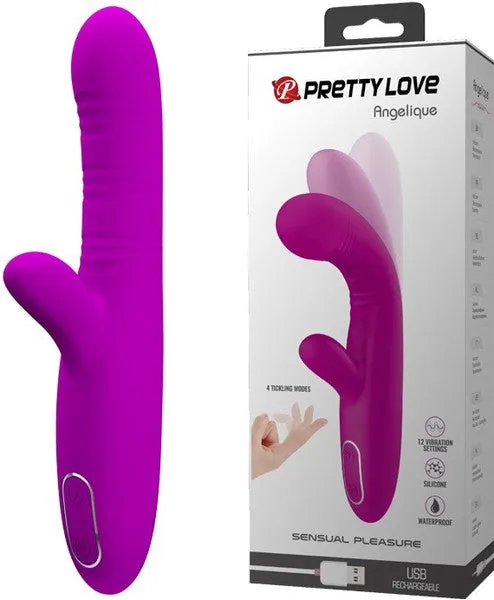 Pretty Love Vibrators Rechargeable Angelique Purple