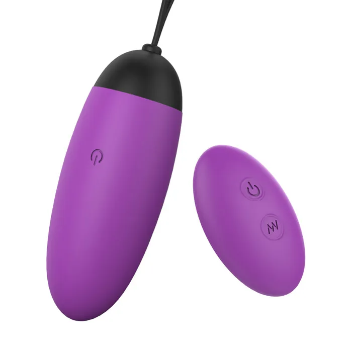 SHande Ada Vibrating Egg w Remote Purple Vibrators