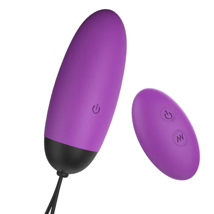 SHande Ada Vibrating Egg w Remote Purple Vibrators