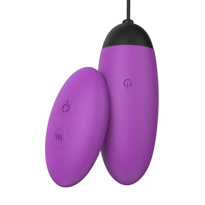 SHande Ada Vibrating Egg w Remote Purple Vibrators