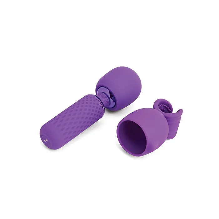 Sensuelle Harlow Mini Wand with Masturbator Attachment Male Sex Toys