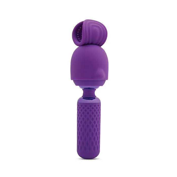 Sensuelle Harlow Mini Wand with Masturbator Attachment Male Sex Toys