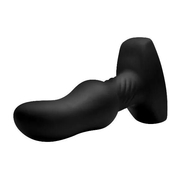 Slim M Curved Rimming Plug With Remote Control XR Brands Male Sex Toys