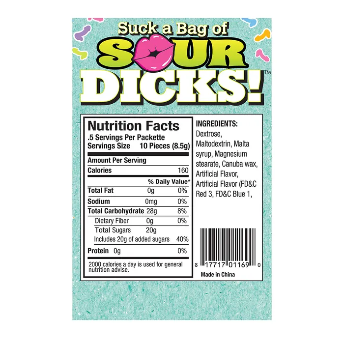 Suck a Bag of Sour Dicks 25Piece Bag Little Genie Couples Suck a Bag of Sour Dicks 25Piece Bag Little Genie Couples