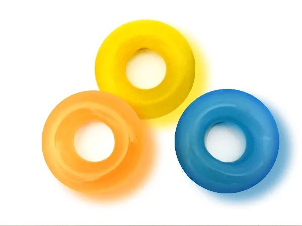 The DRing Glow X3 Donut Cock Ring Set Rascal Male Sex Toys