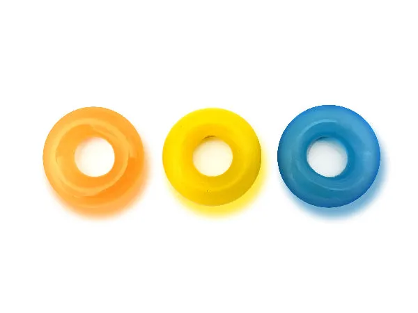 The DRing Glow X3 Donut Cock Ring Set Rascal Male Sex Toys