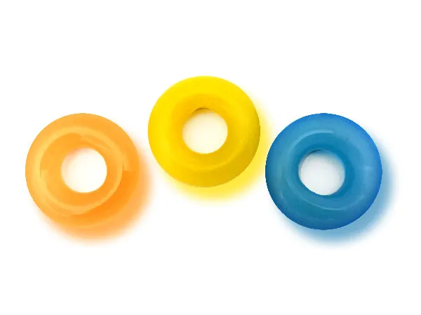 The DRing Glow X3 Donut Cock Ring Set Rascal Male Sex Toys