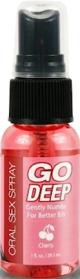 Topco Sales Go Deep Oral Sex Spray 2957 ML Cherry Couples