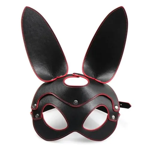 Touch of Fur Vibrators Vegan Leather Bunny Mask