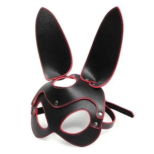 Touch of Fur Vibrators Vegan Leather Bunny Mask