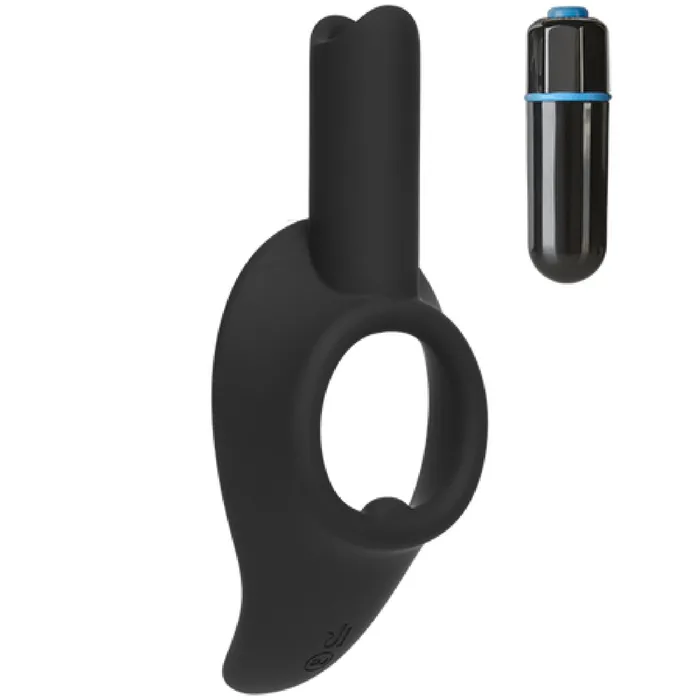 Vibrating Cock Jock Silicone CRing 38 Mm Black Doc Johnson Couples
