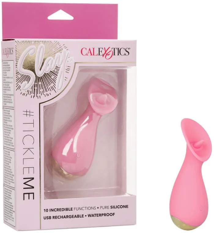 Vibrators California Exotic Novelties TickleMe Pink